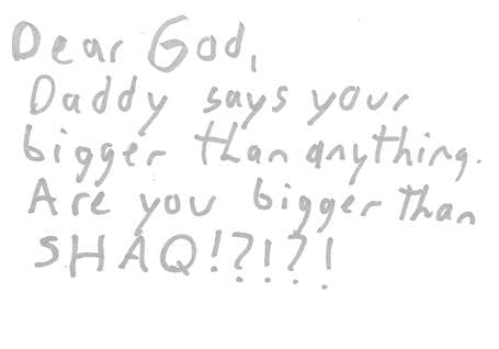 Dear God : Funny Letters from Kids to the Almighty - Beliefnet