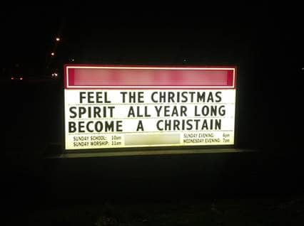 Best Christmas Church Signs - Beliefnet