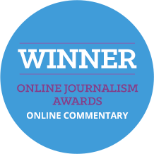 Winner Online Journalism Award