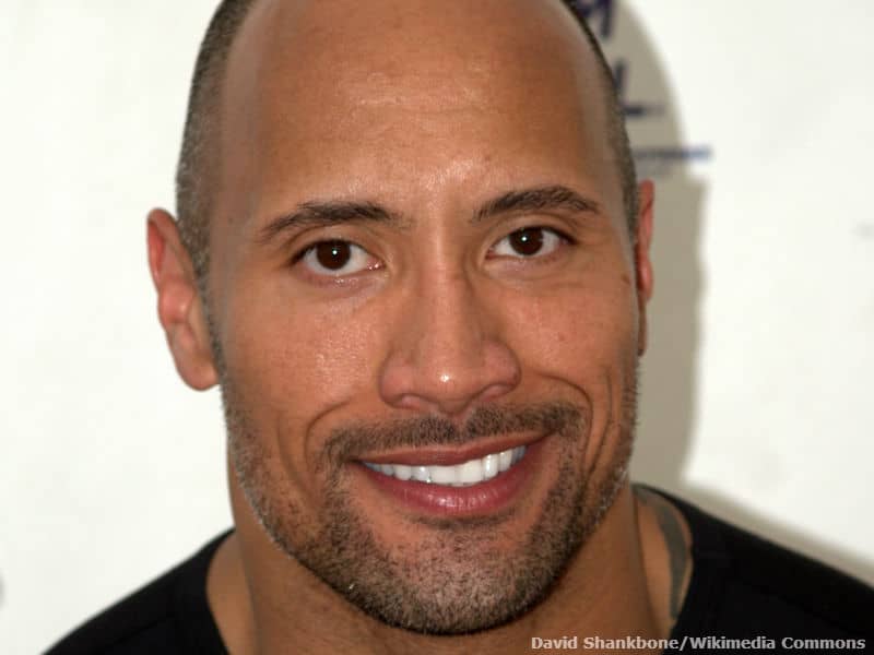 Christian Celebrity Dwayne The Rock Johnson