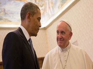 Obama se encuentra con el papa Francisco por primera vez