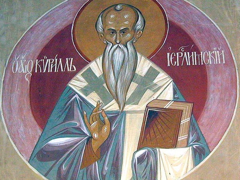 St. Cyril of Jerusalem (315?-386)