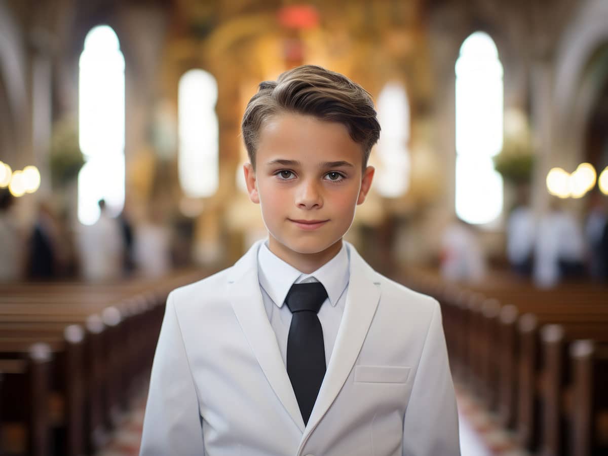 Boy in Church