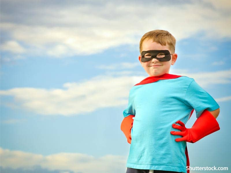 child superhero