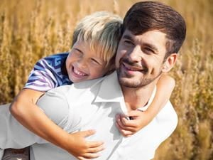 FatherSonCornField