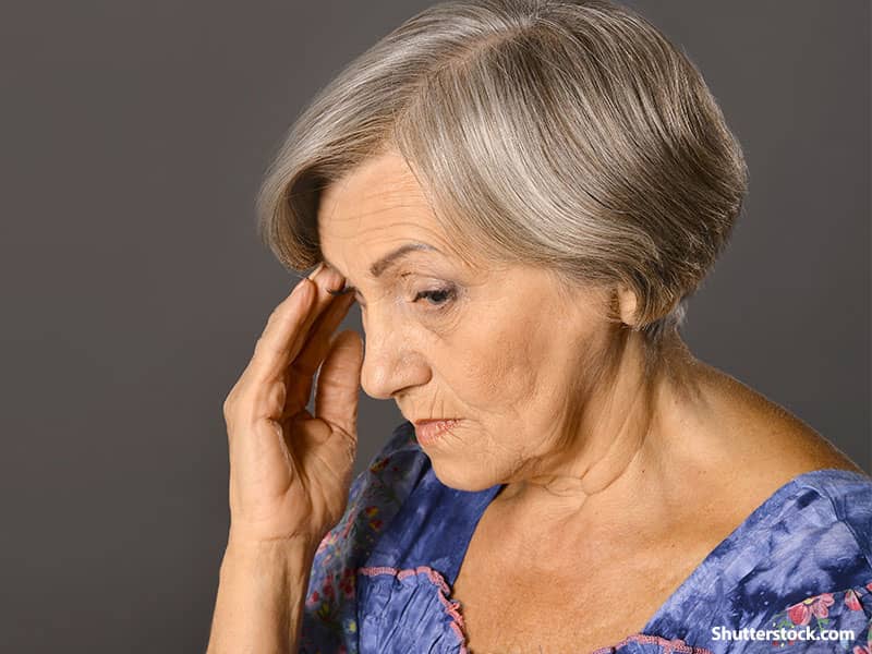 people elderly woman stressed