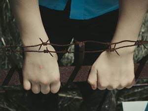 chained hands imprisoned captive