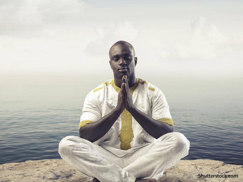 Man Praying Ocean