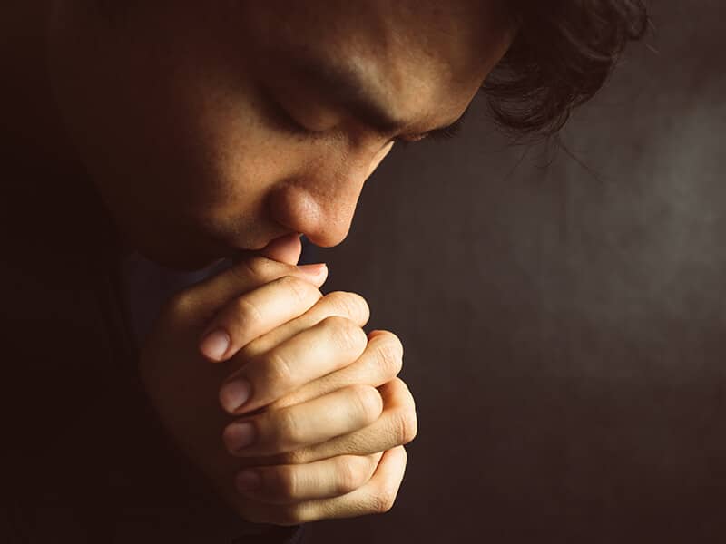 praying man