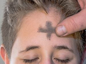 ash Wednesday ash cross lent