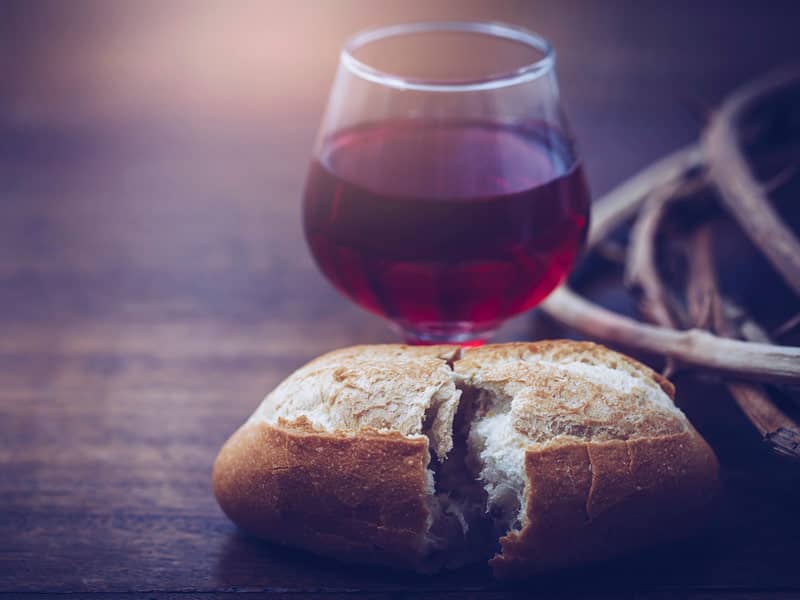 Communion Bread and Wine