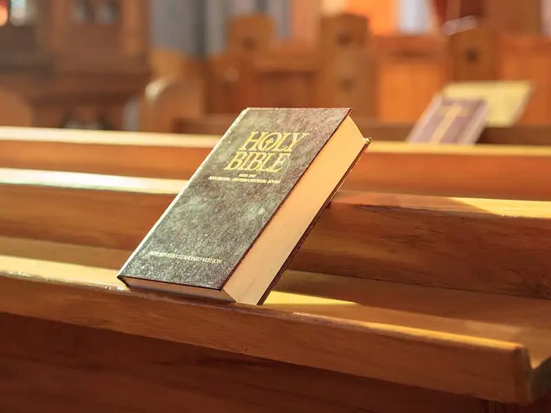 Bible on Pew