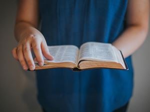 Woman with Bible