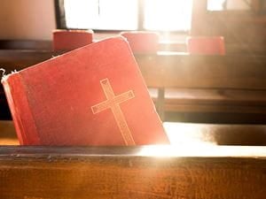 church bible pew