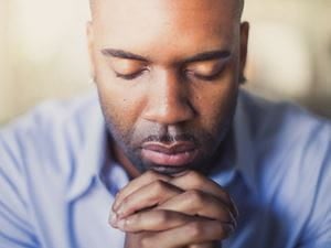 Man praying