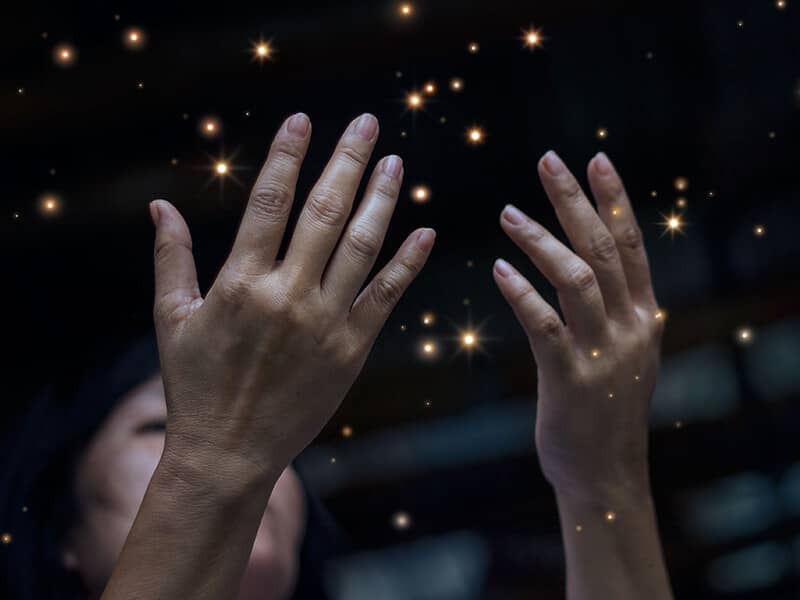 magical prayer hands