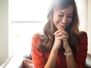 Woman praying 