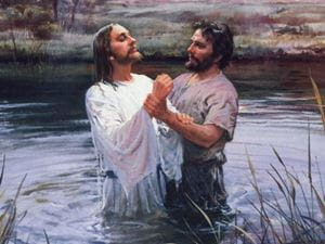 Jesus Baptized By John 