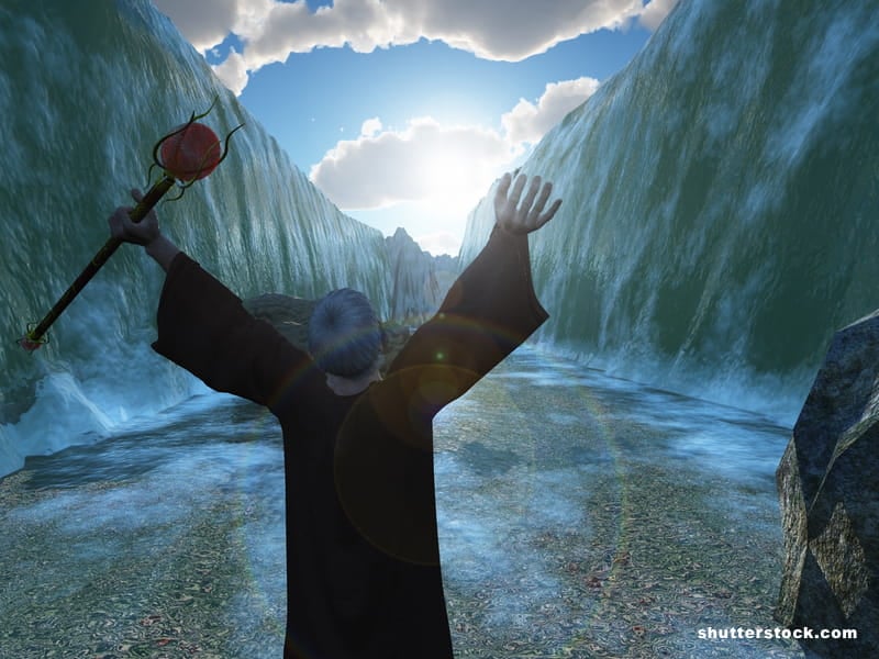 Moses Bible Red Seas