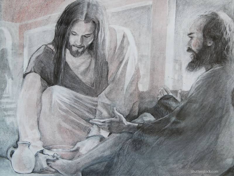 Jesus and disciples, Jesus with Peter, Jesus calms the storm, Jesus miracles