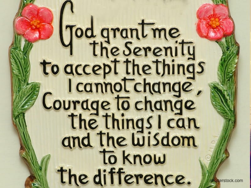 serenity prayer words