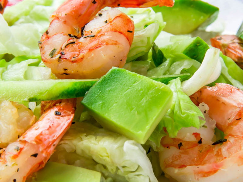 Grilled Shrimp Salad with Lemon Lime Vinaigrette | Tasty Salads | Seafood Salad | Homemade Dressing 