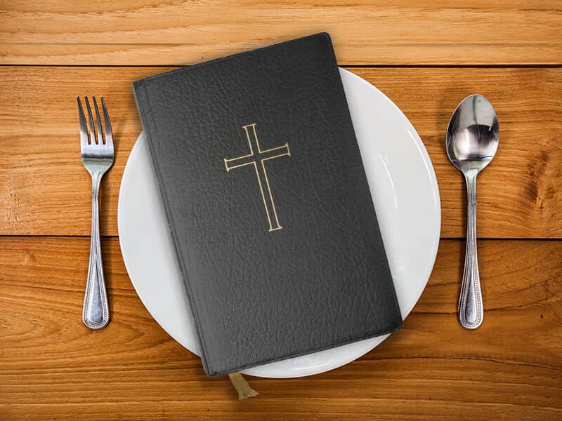 picture of a bible meal