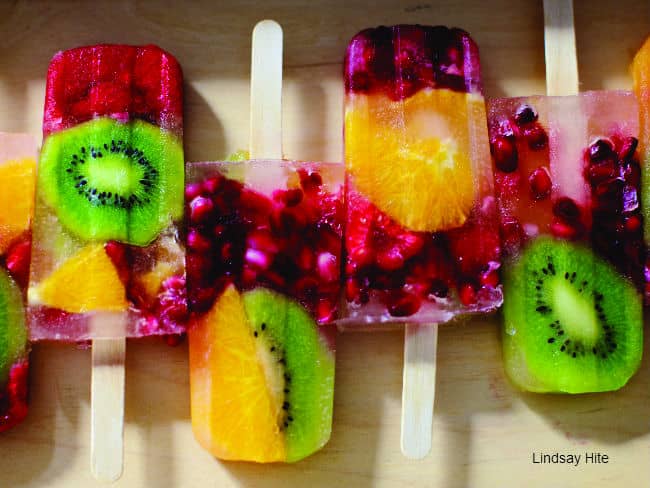 Fruity Coconut Water Popsicles