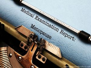 Typewriter on Menopause