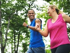 friends running