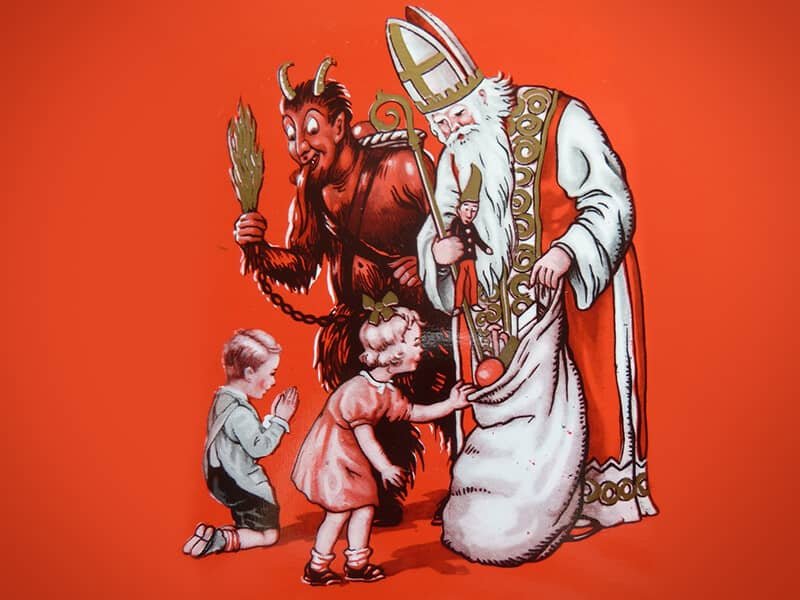 6 Terrifying Facts About Santa's Horned Helper | Christmas | Krampus ...