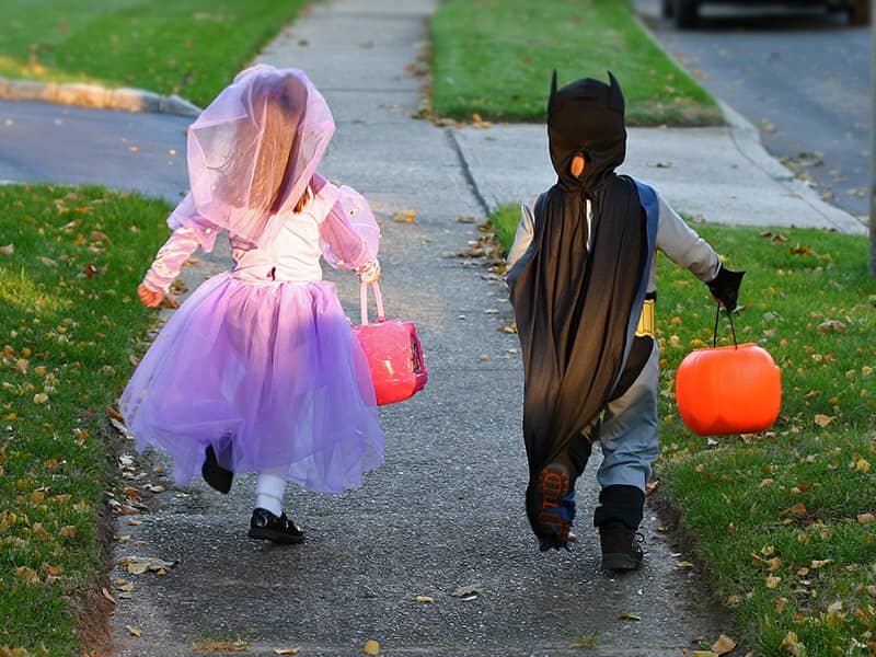 Trick-or-treaters