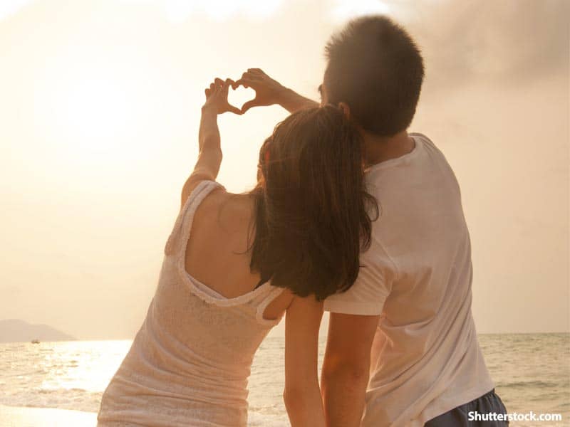 people couple beach