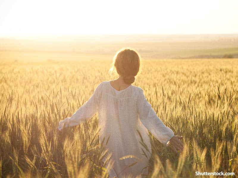 people woman field