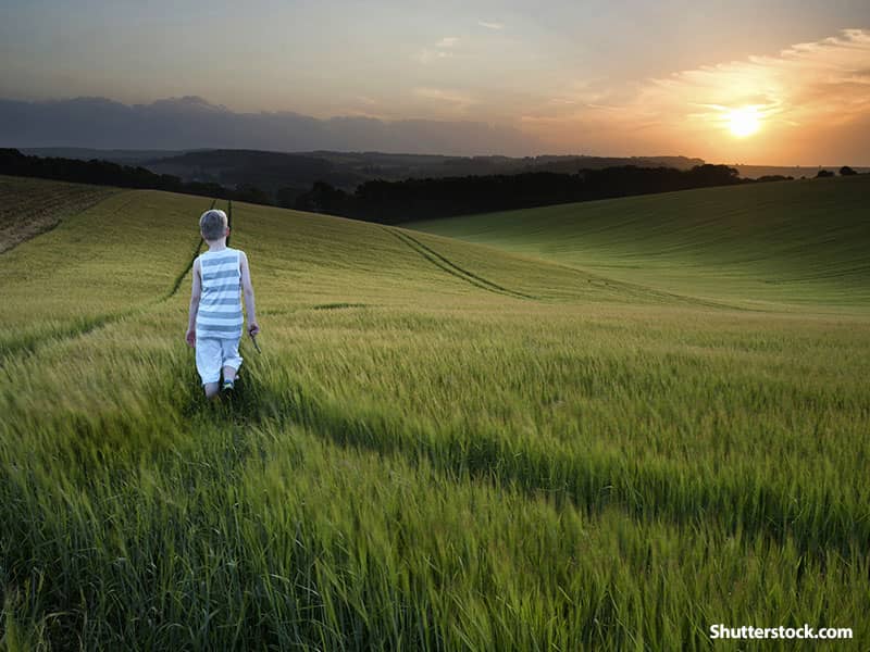 Child in Field