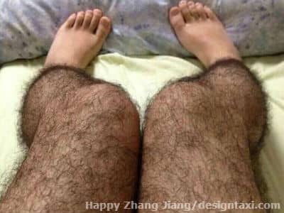 bizarre, inventions, hairy legs