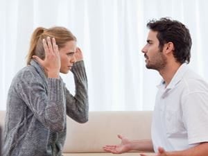 arguing couple