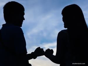 Couple Friends Fists