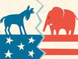 donkey elephant fight politics