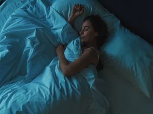 woman sleeping 