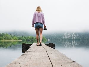 people-dock-woman-water-solitude