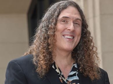 Weird Al Yankovic smiling