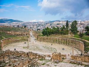 Ancient Christian colosseum outside Jordan. VisitJordan.com