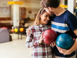 Couple Bowling 