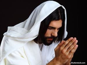 Jesus praying