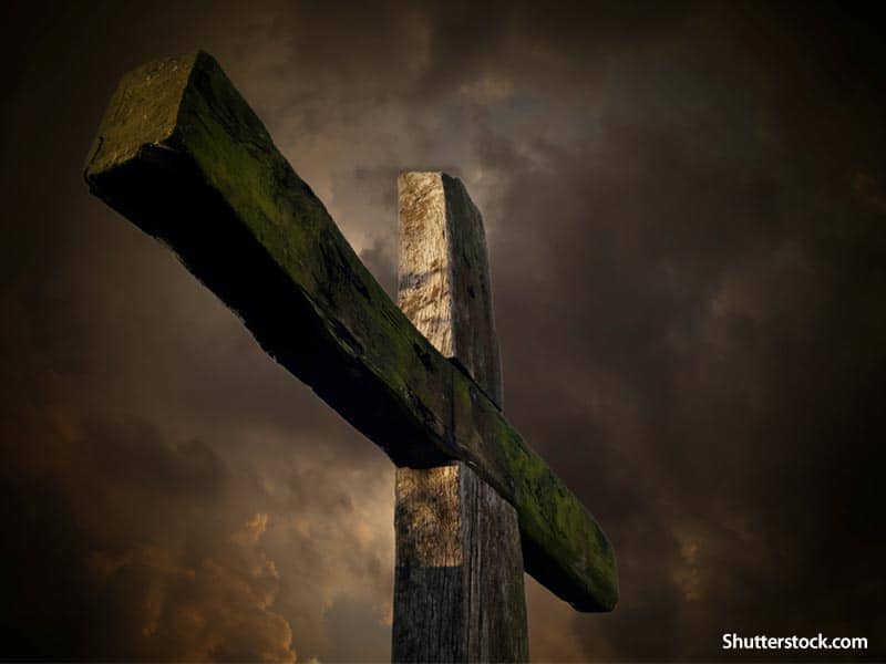 old wooden cross