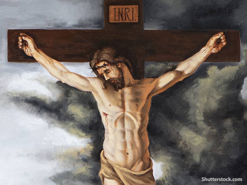 religion jesus cross painting