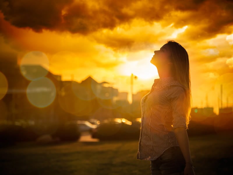 Woman Worshipping 