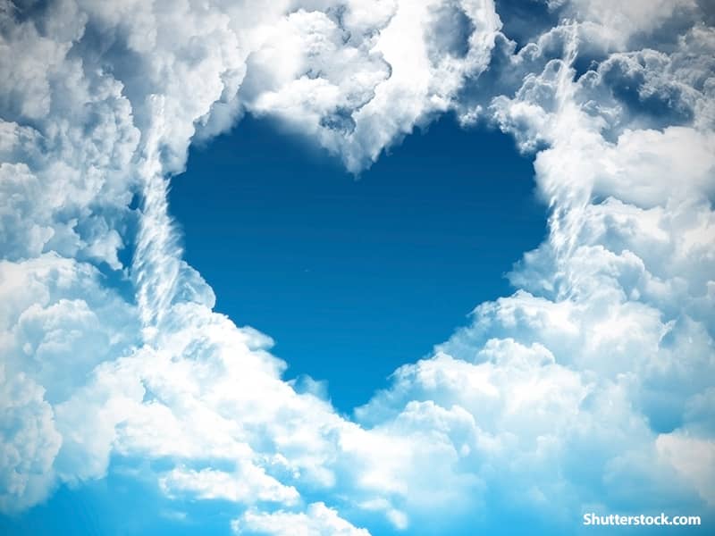 clouds heart