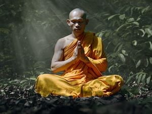 Praying Monk